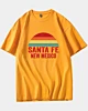 Santa Fe New Mexico - T-shirt oversize à épaules tombantes