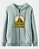 Shiprock New Mexico Retro Emblem Art Vintage Full Zip Hoodie