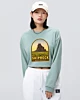 Shiprock New Mexico Retro Emblema Arte Vintage Sudadera recortada