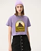 Shiprock New Mexico - Maglietta con emblema retrò Vintage Cropped