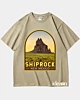 Shiprock New Mexico Retro Emblem Art Vintage Heavyweight T-Shirt