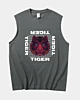 Square Tiger Face Tank Top