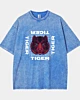 Square Tiger Face Vintage T-Shirt