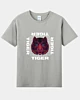 Quadratisches Tiger-Gesicht 6,2 Unzen klassisches T-Shirt