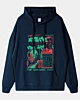 Streetwear Futuristic Brutalism Drop Shoulder Hoodie