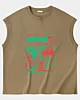 Streetwear Futuristic Brutalism Sleeveless T-shirt