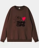 Sweat-shirt à épaules tombantes Stupid Cupid