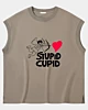 Stupid Cupid Sleeveless T-shirt