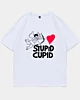 Stupido Cupido Maglietta con spalle cadenti oversize