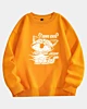 Teddy Cat Meow - Schulterfreies Fleece-Sweatshirt