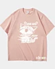 Teddy Cat Meow - Camiseta oversize de gran gramaje