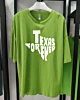 Texas Forever - T-shirt à manches mi-longues surdimensionné