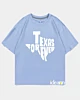 Texas Forever - T-Shirt aus Eisbaumwolle in Übergröße