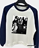 The Velvet Underground Iconic Band - Raglan Sleeve Sweatshirt