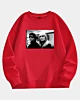 The Velvet Underground Nico And Lou Reed Postcar Drop Shoulder Fleece Sweatshirt