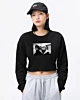 The Velvet Underground Nico And Lou Reed Postcar Cropped Sweatshirt