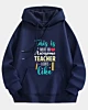 This Is What An Awesome Teacher Looks Like Drop Shoulder Fleece Hoodie