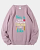 This Is What An Awesome Teacher Looks Like Pellet Fleece Sweatshirt