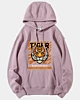 Tiger Halten Sie Starke Pellet Fleece Hoodie