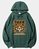 Tiger Keep Strong Classic Hoodie in German is: 