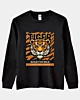 Camiseta de manga comprida com tigre mantenha-se forte