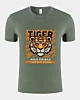 Camiseta Premium de Tigre Mantente Fuerte