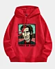 Townes Van Zandt Retro Illustration Drop Shoulder Fleece Hoodie