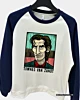 Felpa con maniche raglan con illustrazione retrò di Townes Van Zandt