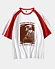 Townes Van Zandt Retro-Stil Fan Design Mitte halbe Ärmel Raglan T-Shirt