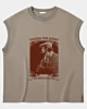 Camiseta sin mangas Townes Van Zandt Retro Style Fan Design