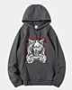 Wolf Playing Game Pellet Fleece Hoodie