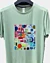 60S Retro Geometric Psychedelic Collage Quick Dry T-Shirt