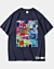 60S Retro Geometric Psychedelic Collage Heavyweight T-Shirt