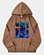 Abstraite Couleurs Psychédéliques Oreiller jetable Hoodie surdimensionné