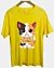 Liebenswerte Cartoon-Katze hält Holz geschlossen - leichtes T-Shirt