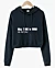All Time Is Now Velvet Underground 1967 Cropped Hoodie
