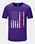 Retro American Civil Engineer Flag Quick Dry T-Shirt