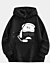 Andy Reid White Avatar  Drop Shoulder Fleece Hoodie