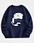 Andy Reid White Avatar  Drop Shoulder Fleece Sweatshirt