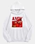 Andy Reid Vintage Style Oversized Fleece Hoodie