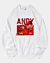 Andy Reid Vintage-Stil überdimensioniert Sweatshirt