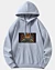 Herbstblätter Federn Psychedelic Kaffee Latte Drop Shoulder Hoodie