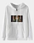 Autumn Leaves Feathers Psychedelic Coffee Latte Full Zip Hoodie