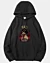 Bad Omens Demon Grunge Goth - Pellet Fleece Hoodie