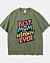 A Girl Says Best Mom In History Ever Heavyweight Oversized T-Shirt