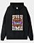 Black Orange Warning The Tiger Drop Shoulder Hoodie