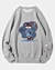 Blue Monday Rain Sad Cat - Pellet Fleece Sweatshirt