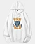 Born Wild Illustration Panther Head - Classic Hoodie