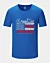 Brooklyn Stylisches Amerikanische Flagge Schnelltrocknendes T-Shirt