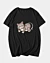 Cartoon Cat Character 2 - T-shirt à col en V